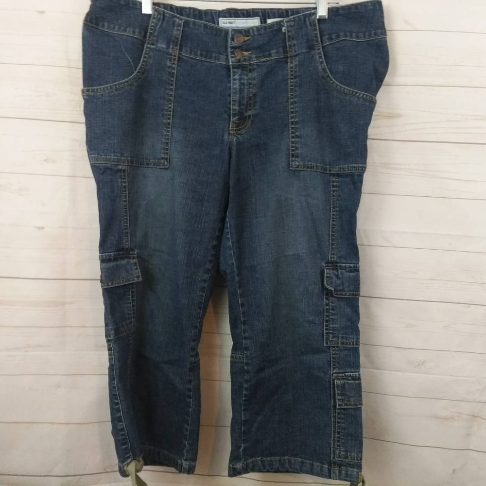 Old Navy Maternity Stretch Jeans Cargo LG REG